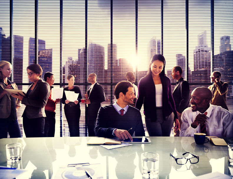 Business People Office Working Discussion Team Concept